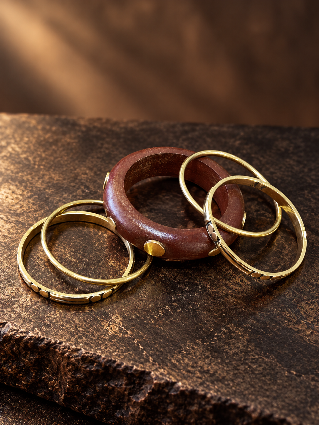VASUDHA POLKA BANGLE STACK
