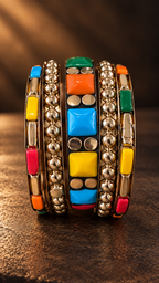 UTSAVI MULTICOLOUR BANGLE STACKS