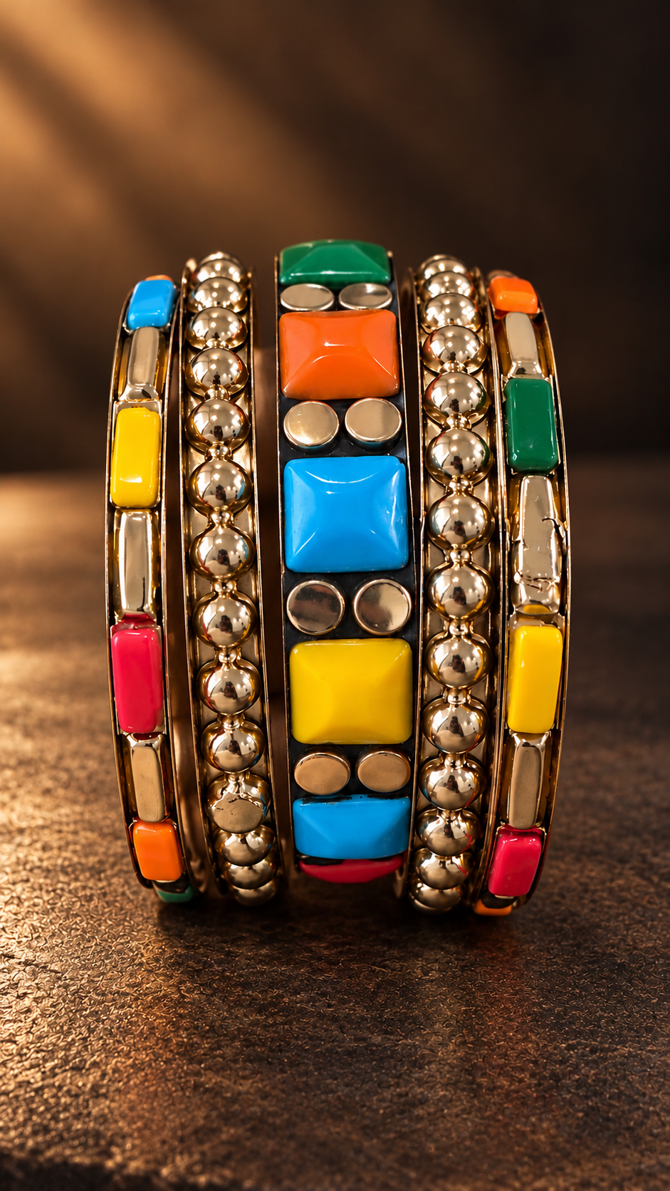 UTSAVI MULTICOLOUR BANGLE STACKS