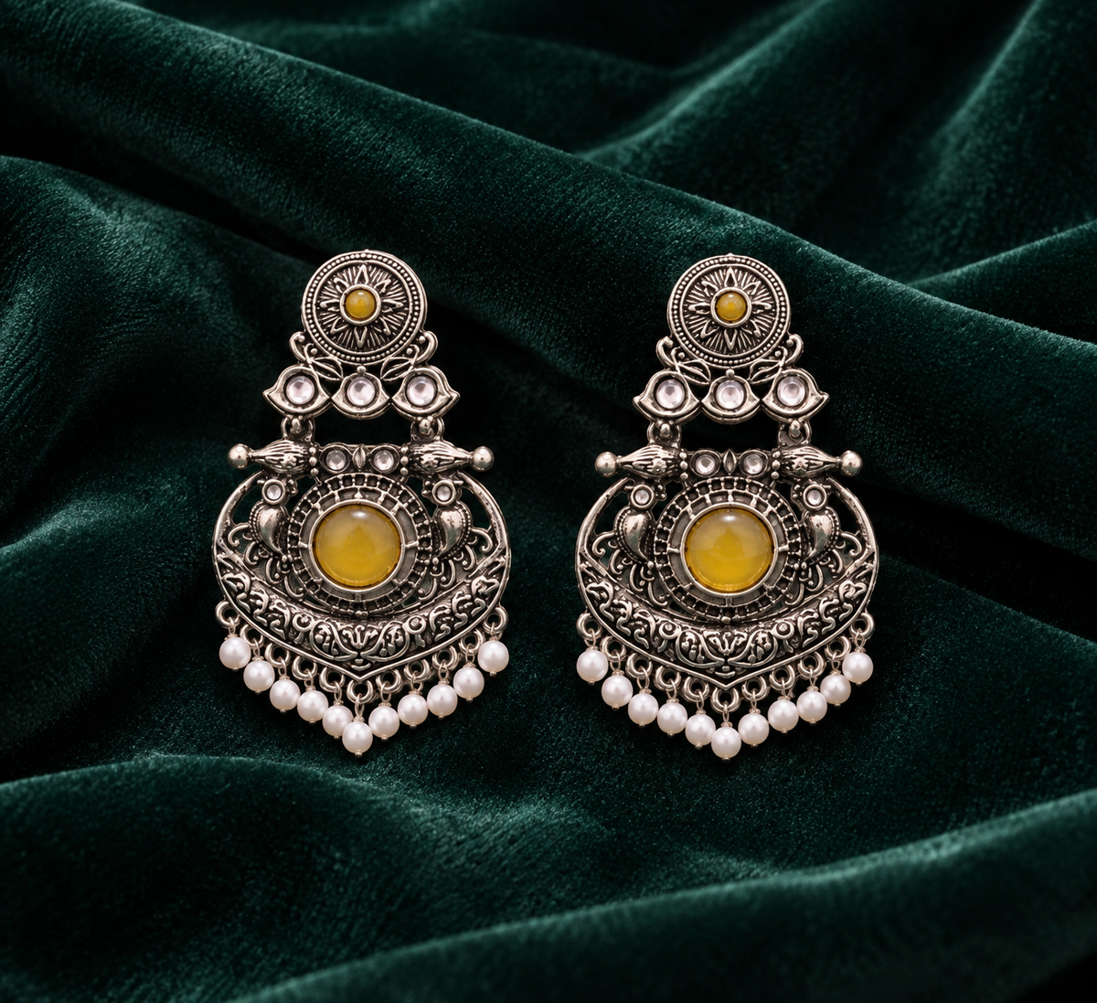 Mehfil Oxidised Earring