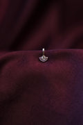 KAUMUDI OXIDISED SILVER TONE PRESS-ON NOSE PIN (set off 2)
